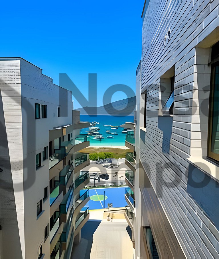 Cobertura Pé na Areia c/ Piscina e churrasqueira