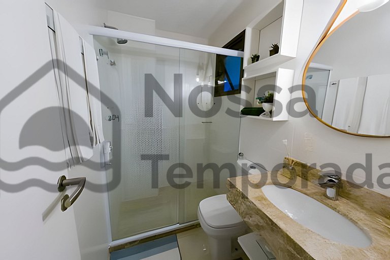 Cobertura Pé na Areia c/ Piscina e churrasqueira