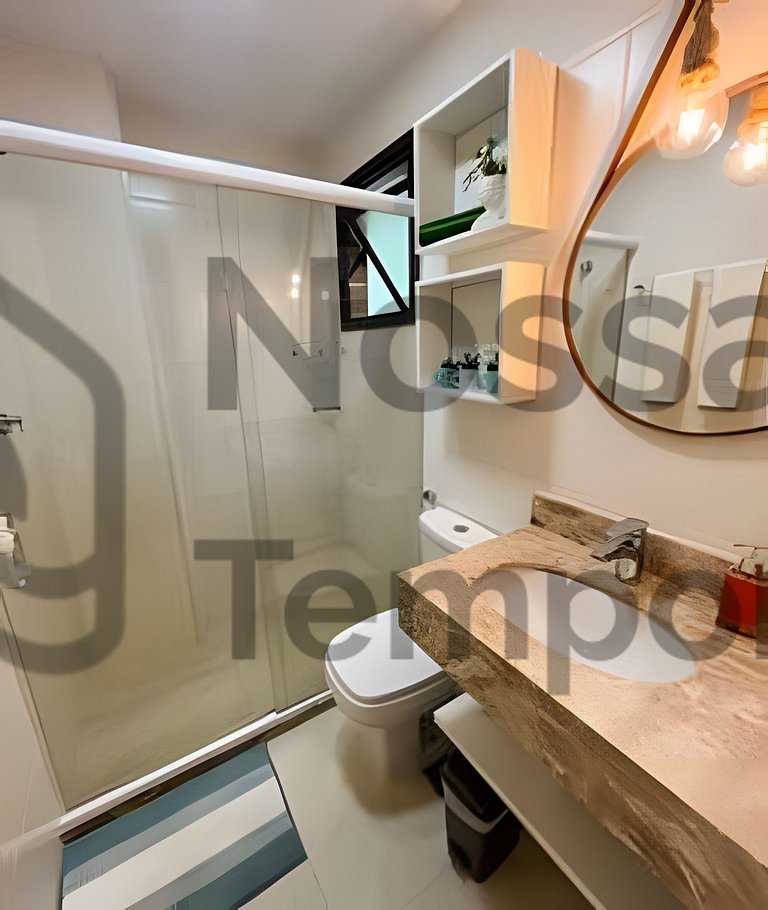 Cobertura Pé na Areia c/ Piscina e churrasqueira