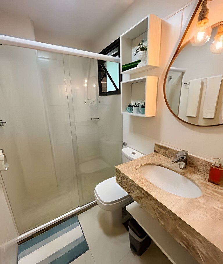 Cobertura Pé na Areia com 3 suítes c/ Piscina e churrasqueir