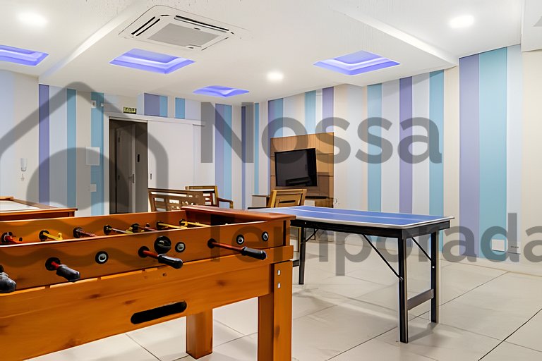 Cobertura Pé na Areia c/ Piscina e churrasqueira