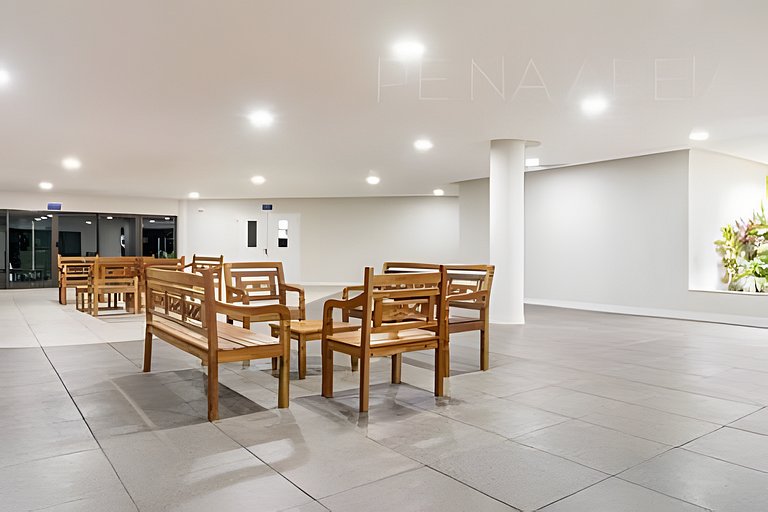 1 min da Praia | Piscina | Sauna | Cinema | Vista Mar