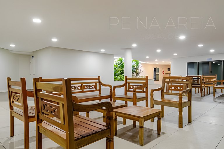 A 1 min de la playa | Vista al mar + Piscina, Sauna y Cine