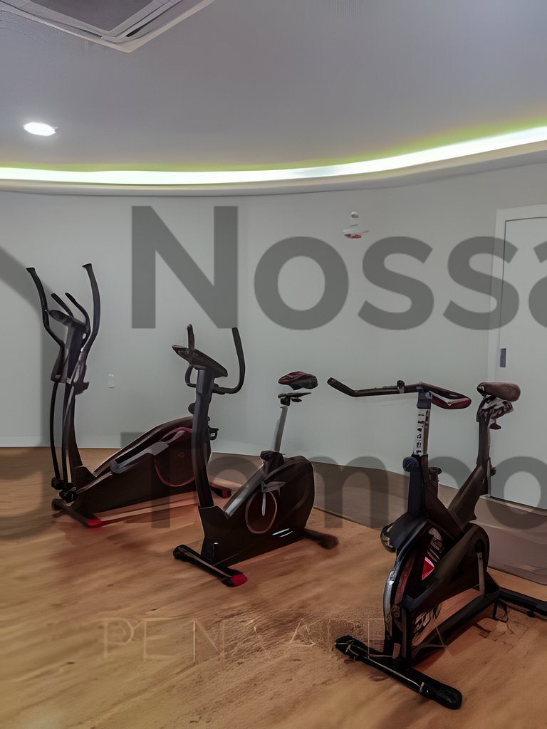 50 m da praia- Vista mar, piscina e churrasqueira