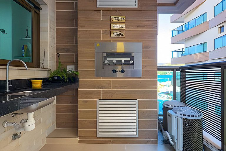 1-Min to Beach | Ocean View + Pool, Sauna & Cinema