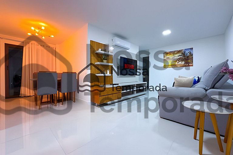 Apto Arraial – Vista Mar + Piscina a 50m da Praia