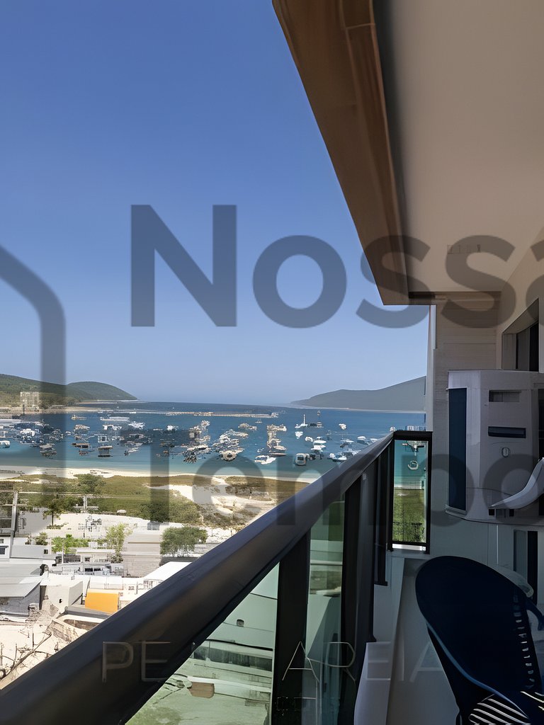 Apto Arraial – Vista Mar + Piscina a 50m da Praia