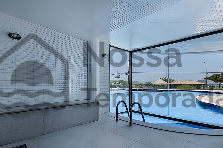 Apto Arraial – Vista Mar + Piscina a 50m da Praia