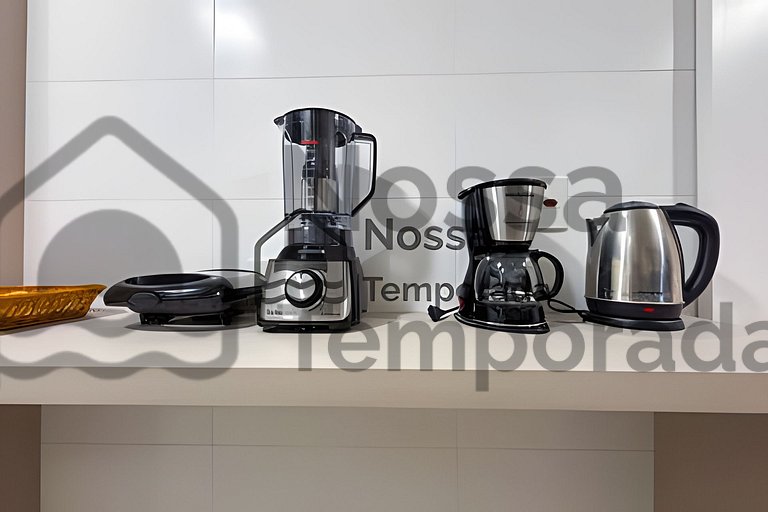 Apto Arraial – Vista Mar + Piscina a 50m da Praia