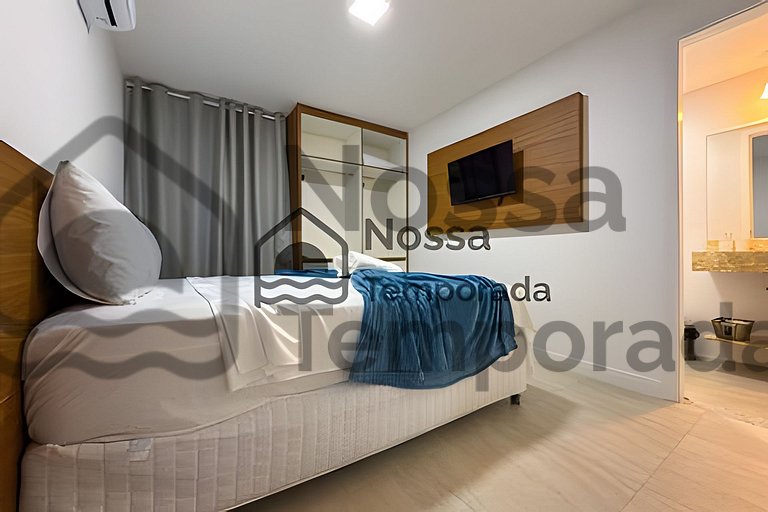 Apto Arraial – Vista Mar + Piscina a 50m da Praia