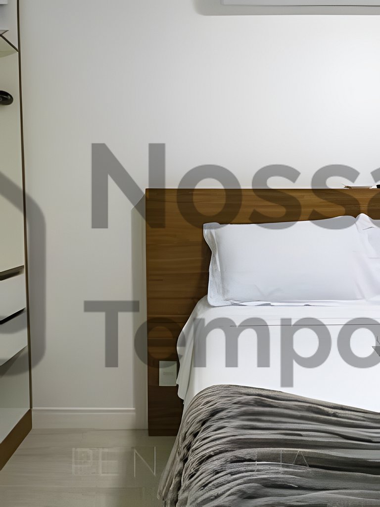 Apto 50m Praia dos Anjos - Piscina e Churrasqueira