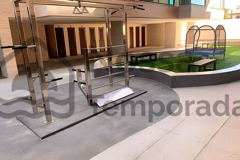 Apto 50m Praia dos Anjos - Piscina e Churrasqueira