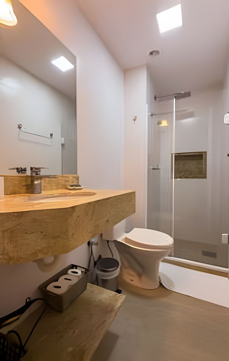Apartamento moderno en Praia dos Anjos con parrilla