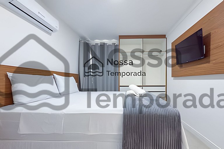 Apto Praia dos Anjos com Vista Mar e Piscina