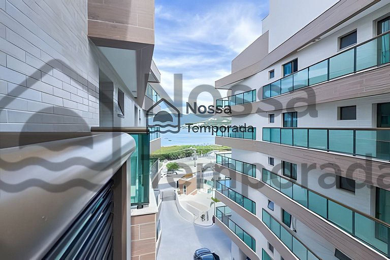 Apto Praia dos Anjos com Vista Mar e Piscina