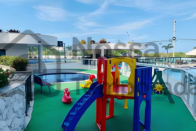 Apto Praia dos Anjos com Vista Mar e Piscina