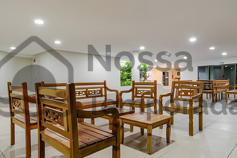 Apto Praia dos Anjos com Vista Mar e Piscina