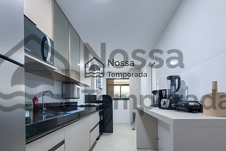 Apto Praia dos Anjos com Vista Mar e Piscina