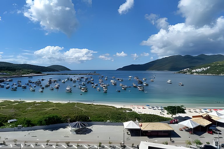 Aluguel Temporada Cobertura Beira Mar, Praia dos Anjos