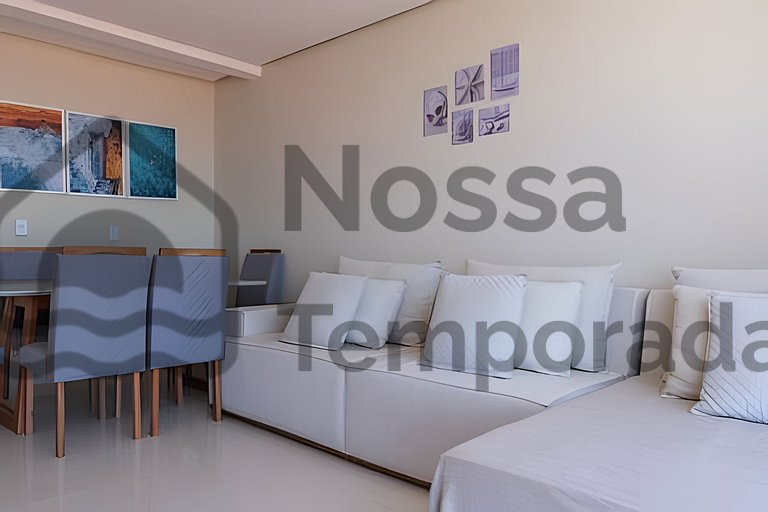 Cobertura com piscina c/ 2 quartos próximo a lagoa