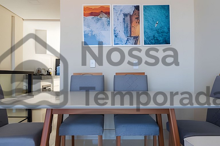 Cobertura com piscina c/ 2 quartos próximo a lagoa