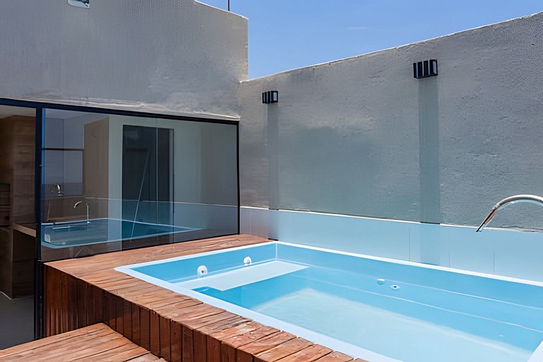 Cobertura en Figueira con piscina privada y espacio para la