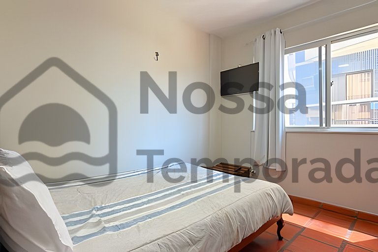 Ap 3 Quartos confortável a 300m da Praia do Forte