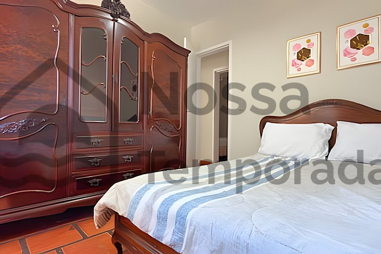 Ap 3 Quartos confortável a 300m da Praia do Forte