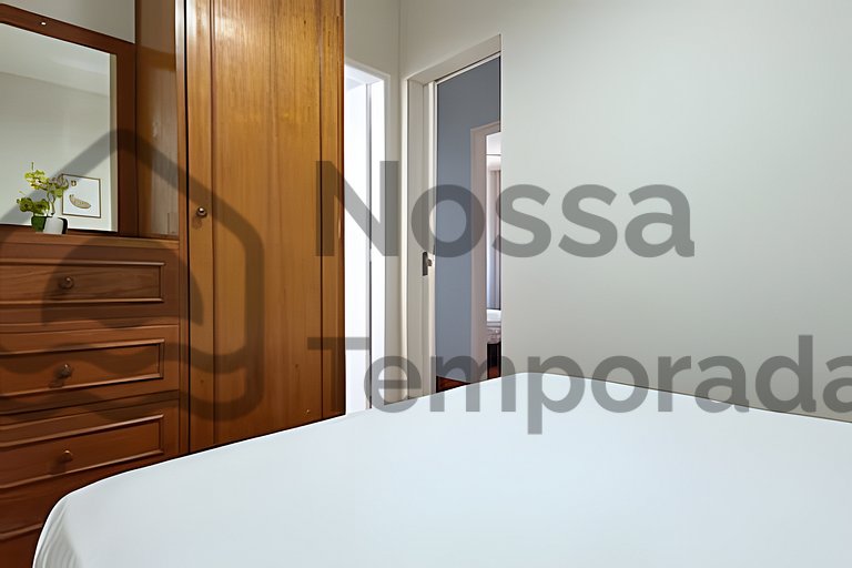 Ap 3 Quartos confortável a 300m da Praia do Forte