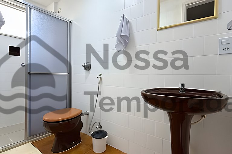 Ap 3 Quartos confortável a 300m da Praia do Forte