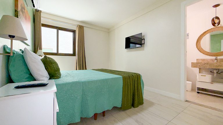 1 min da Praia | Piscina | Sauna | Cinema | Vista Mar