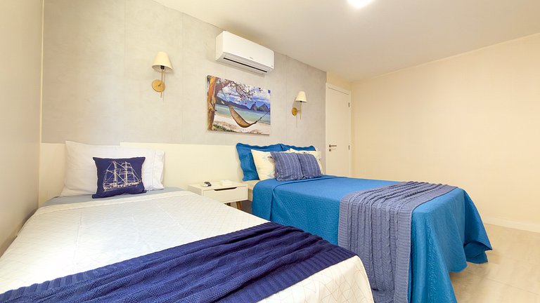 1-Min to Beach | Ocean View + Pool, Sauna & Cinema