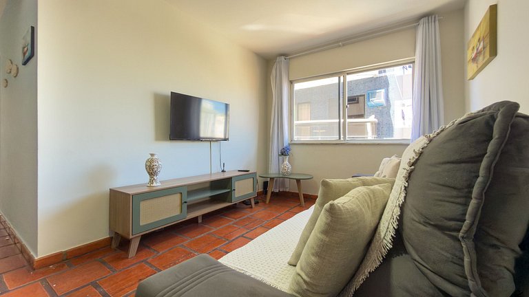 Ap 3 Quartos confortável a 300m da Praia do Forte