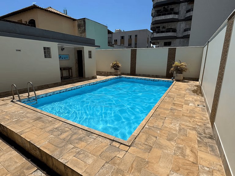 Ap 3 Quartos confortável a 300m da Praia do Forte