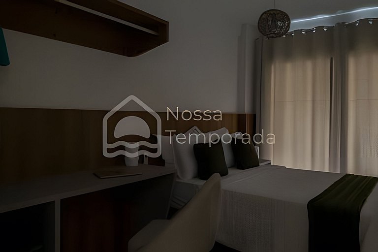 Concept Mar | 1 quarto/ com ar | 200 m da Prainha