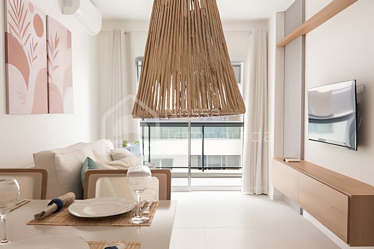 Concept Mar | 1 quarto/ com ar | 200 m da Prainha