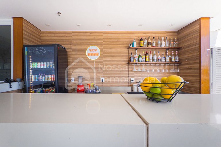 Modern flat in Passagem with pool, sauna, gym, and streaming
