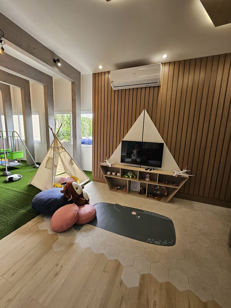 Apartamento con piscina, sauna y parrilla en Arraial do Cabo