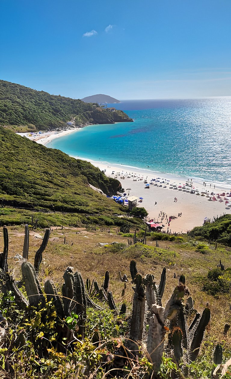 Apartment with Pool, Sauna, and Barbecue in Arraial do Cabo
