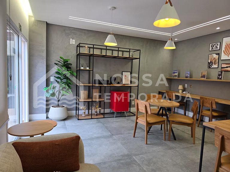Apartamento com Piscina, Sauna e Churrasqueira em Arraial do
