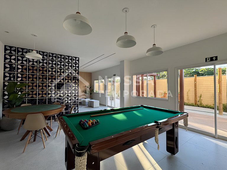 Apartamento con piscina, sauna y parrilla en Arraial do Cabo