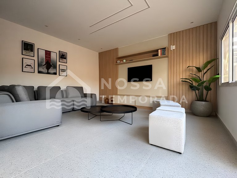 Apartamento con piscina, sauna y parrilla en Arraial do Cabo