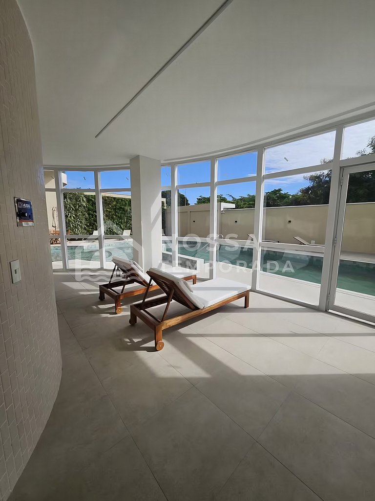 Apartamento com Piscina, Sauna e Churrasqueira em Arraial do