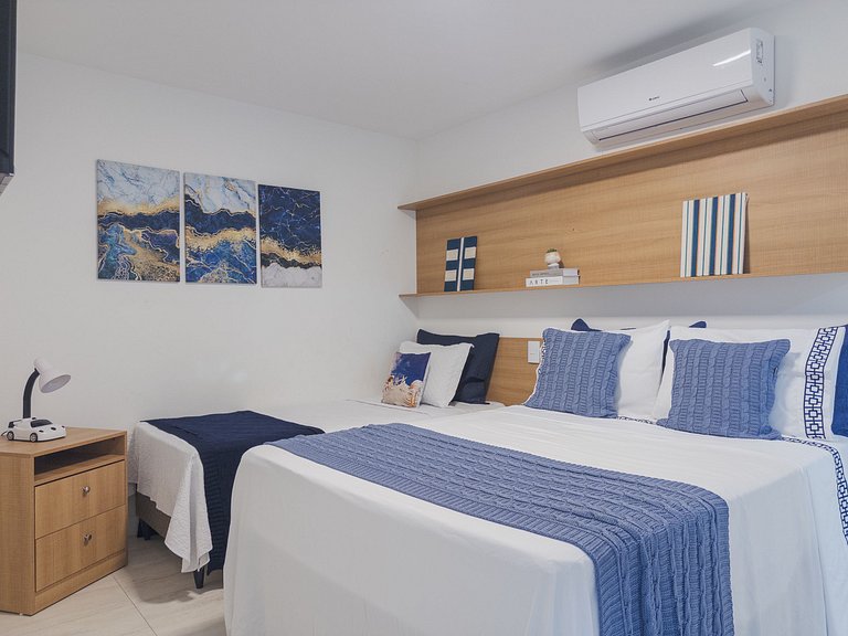 Beachfront Penthouse at Praia dos Anjos with Private Pool an