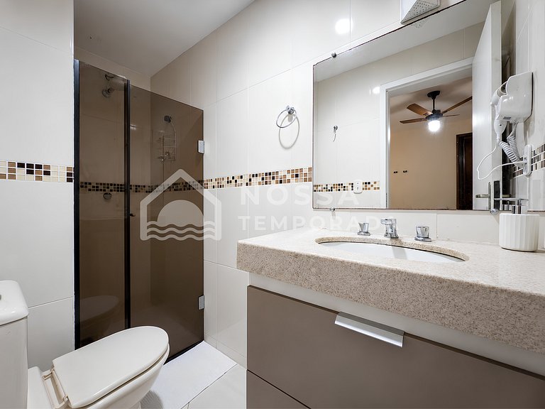 Apartamento por temporada a 350 metros de la Praia do Forte